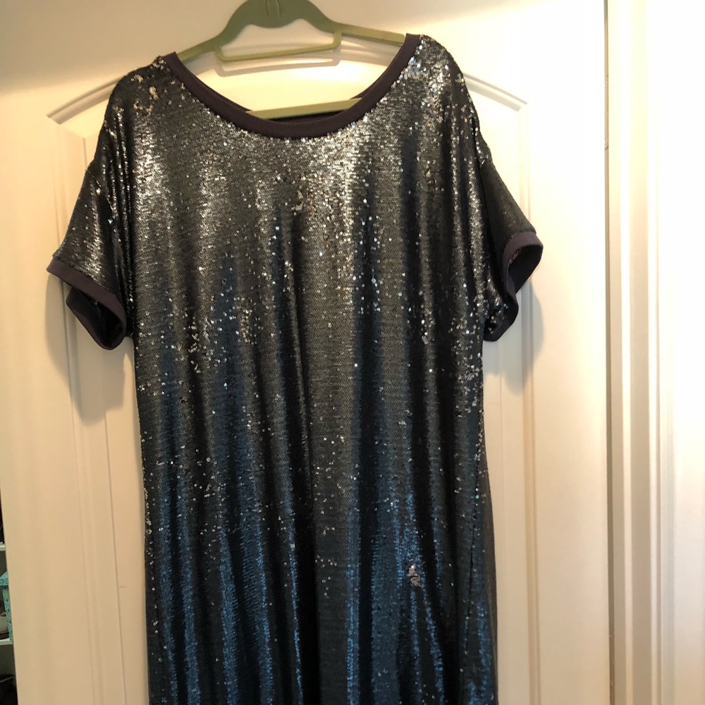 Navy Sequin dress